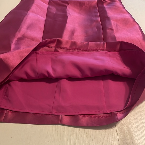 New Anthropologie Hutch Chesca Bow Taffeta Satin Mini Dress size XS - Picture 15 of 17